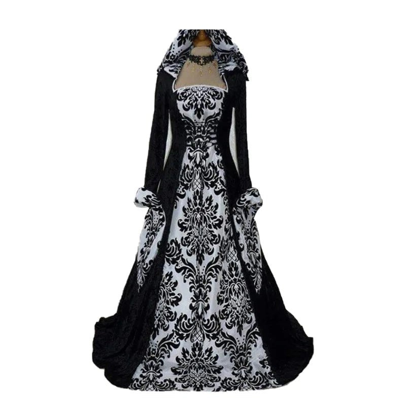 Good - Noble Hooded Jacquard Court Gown - T&D Design & Sundry