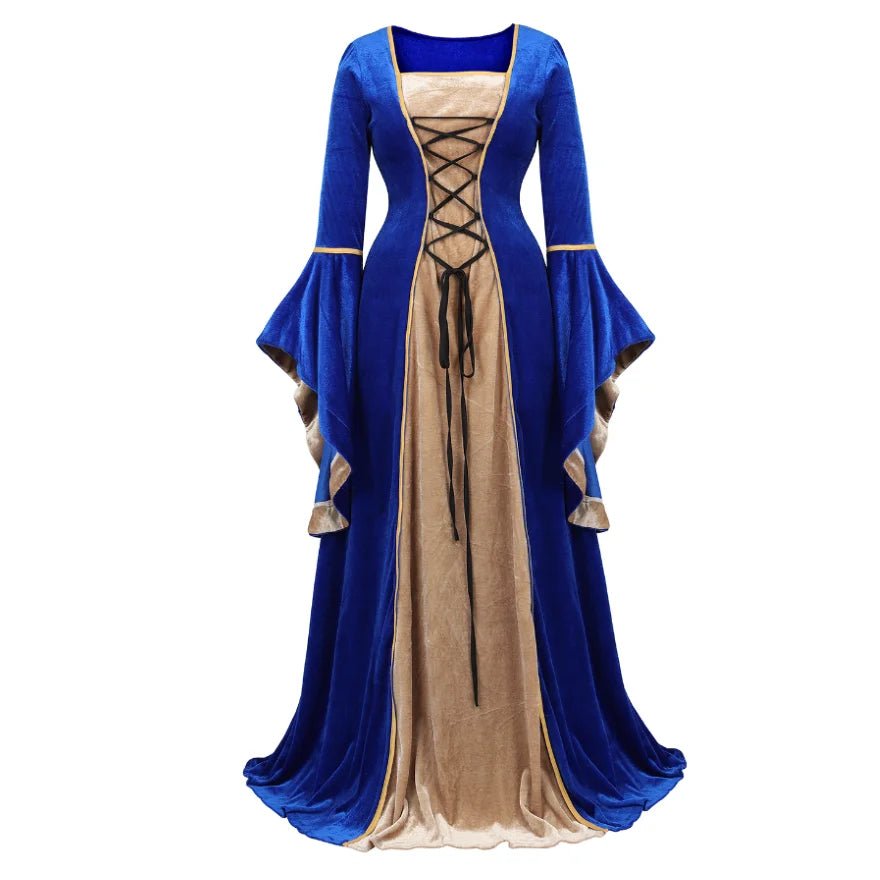 The Enchanted Realms Gown – Renaissance Faire Dress with Bell Sleeves - T&D Design & Sundry
