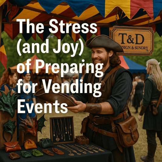 The Stress (and Joy) of Preparing for Vending Events - T&D Design & Sundry