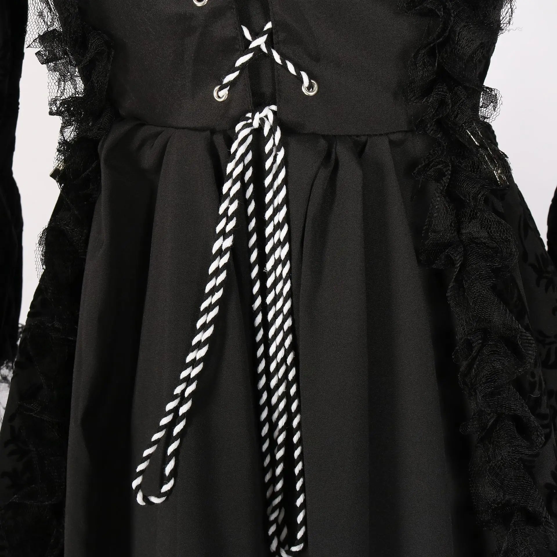 Good - Gothic Court Dress with Lace & Jacquard Detail - T&D Design & Sundry