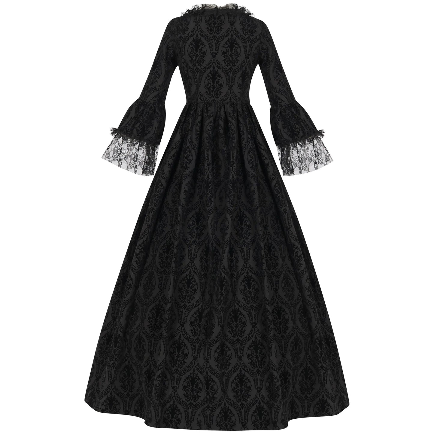 Good - Gothic Court Dress with Lace & Jacquard Detail - T&D Design & Sundry