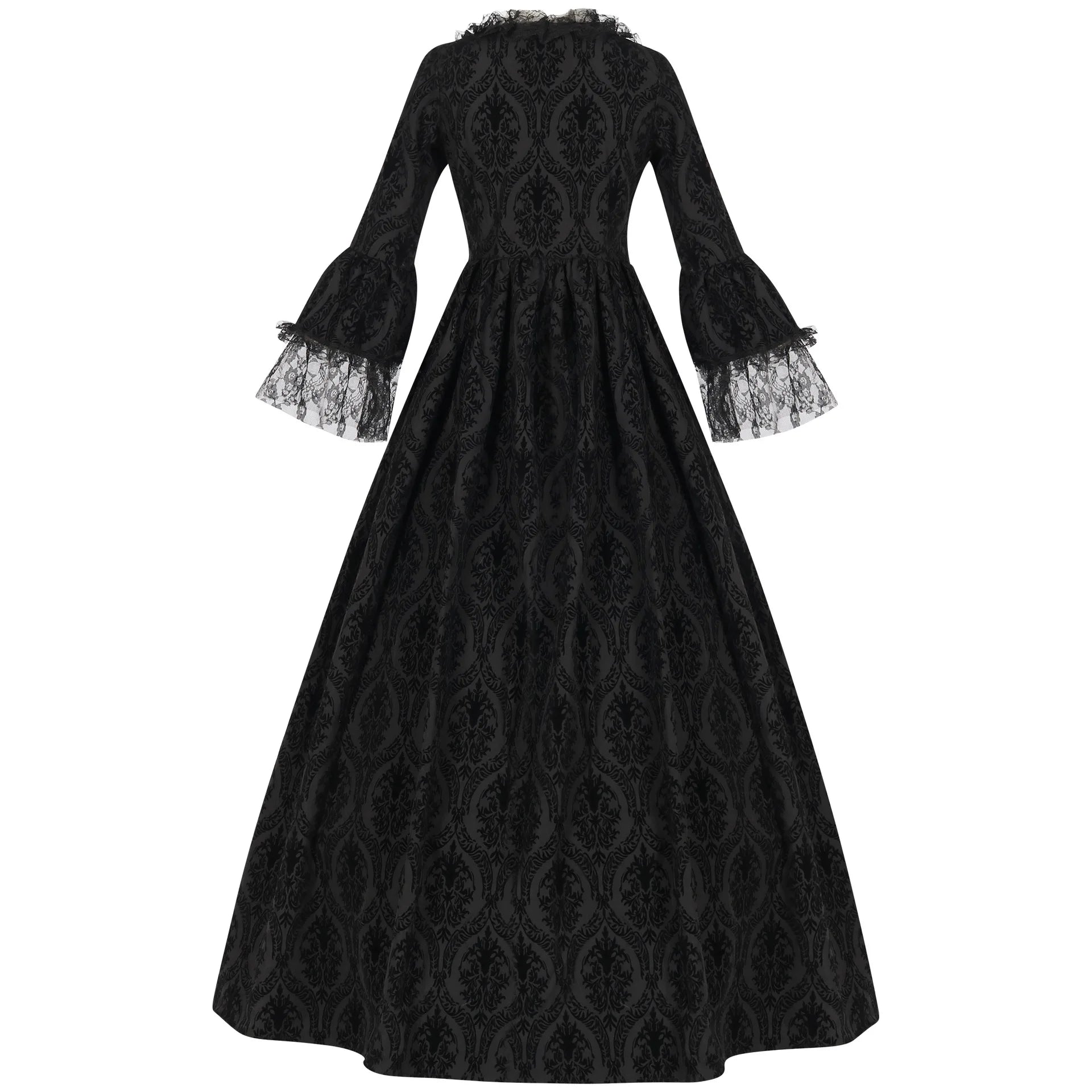 Good - Gothic Court Dress with Lace & Jacquard Detail - T&D Design & Sundry