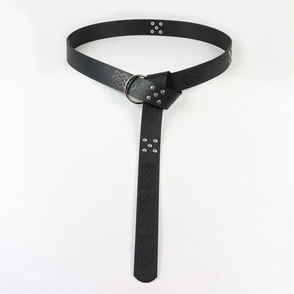 Good: Pathfinder’s Pouch Belt – Faux Leather Viking Style with Built - In Loot Storage - T&D Design & Sundry