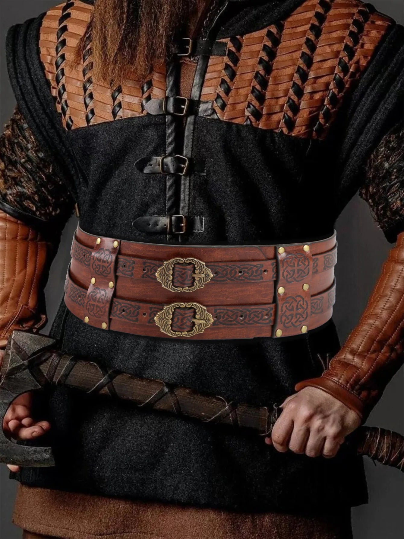 Good: Raider’s First Belt – Faux Leather Viking Kidney Belt for the Budget Berserkers - T&D Design & Sundry
