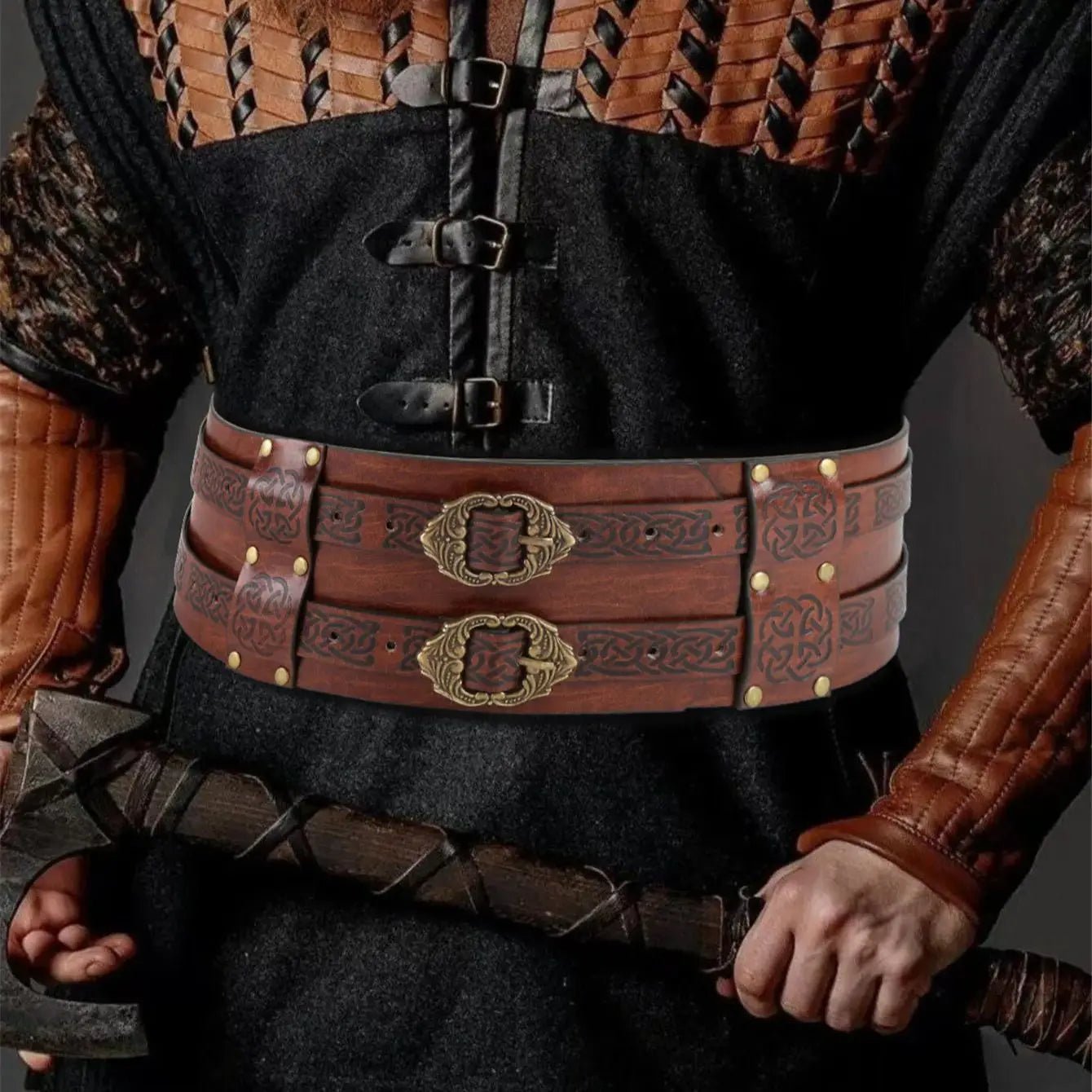 Good: Raider’s First Belt – Faux Leather Viking Kidney Belt for the Budget Berserkers - T&D Design & Sundry