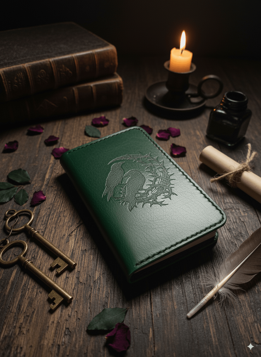 Handmade Leather Journal Cover – Heirloom Quality - T&D Design & Sundry