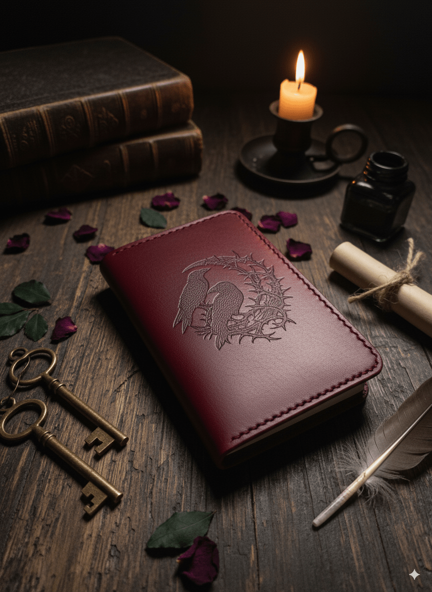 Handmade Leather Journal Cover – Heirloom Quality - T&D Design & Sundry