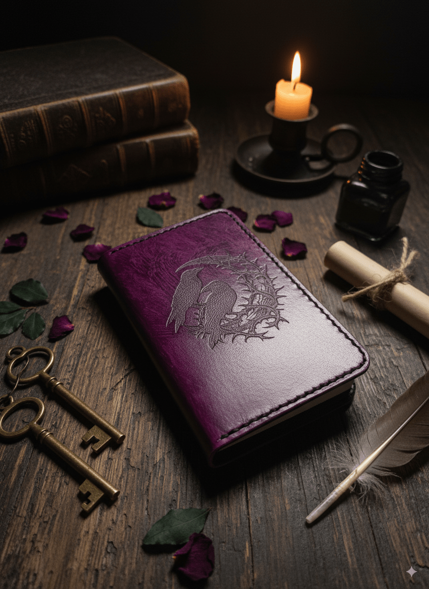 Handmade Leather Journal Cover – Heirloom Quality - T&D Design & Sundry