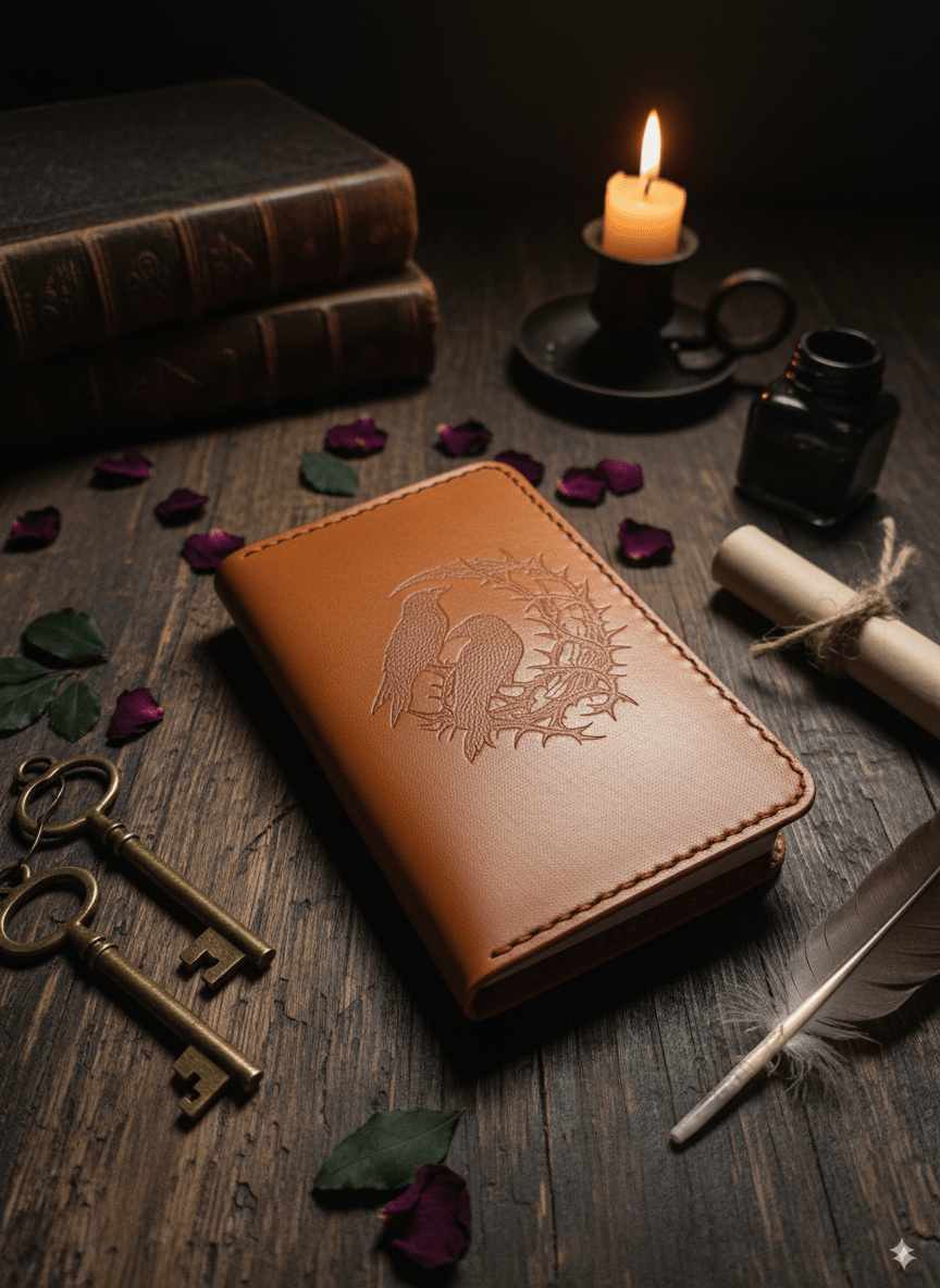 Handmade Leather Journal Cover – Heirloom Quality - T&D Design & Sundry