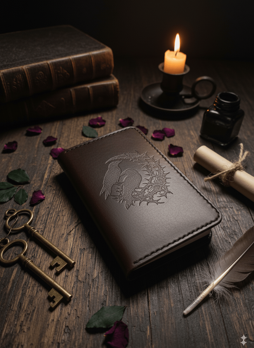 Handmade Leather Journal Cover – Heirloom Quality - T&D Design & Sundry