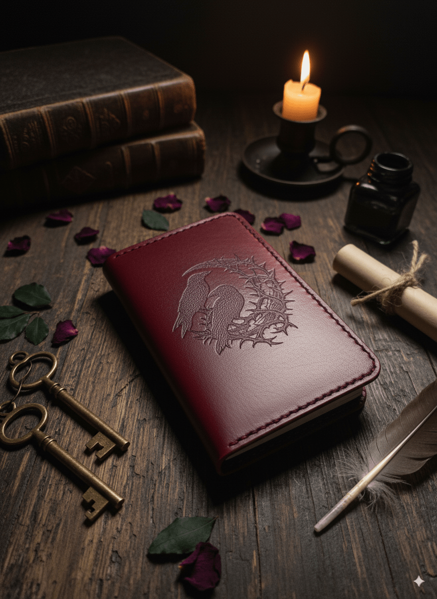 Handmade Leather Journal Cover – Heirloom Quality - T&D Design & Sundry