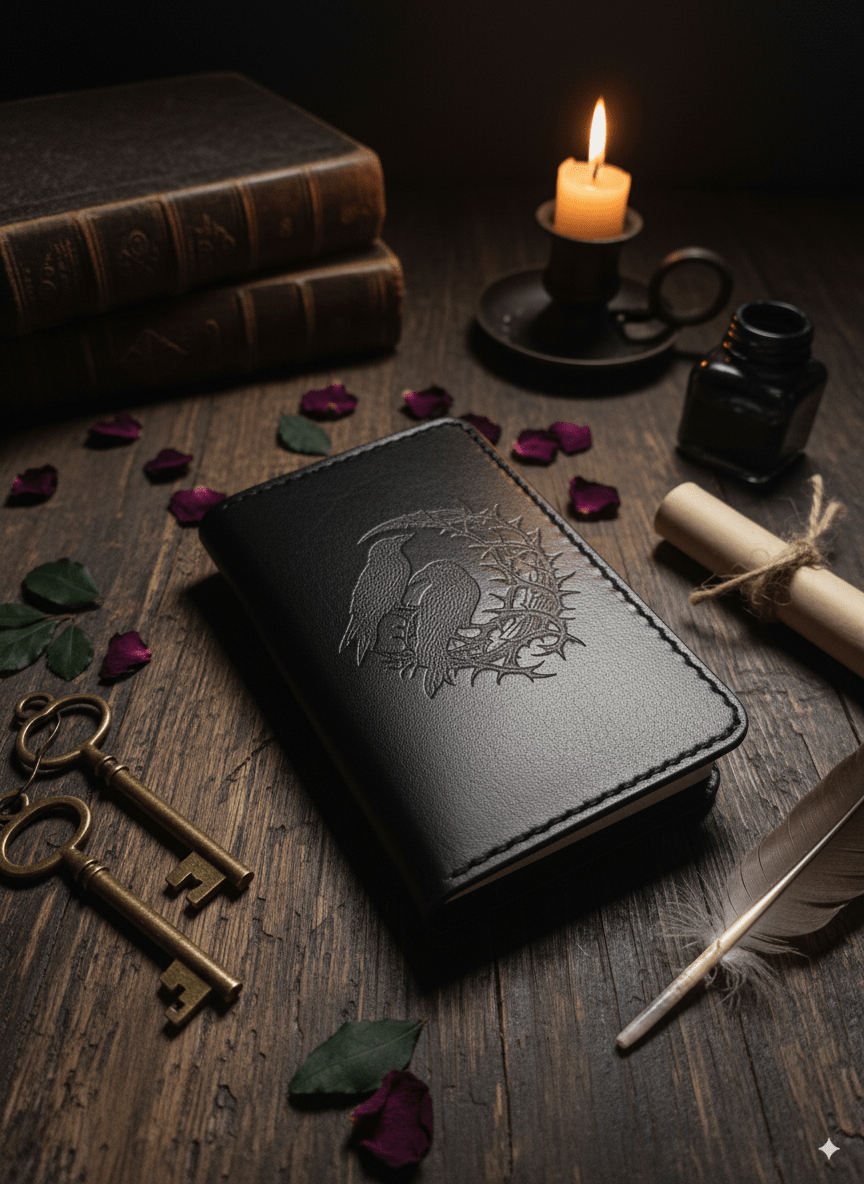 Handmade Leather Journal Cover – Heirloom Quality - T&D Design & Sundry