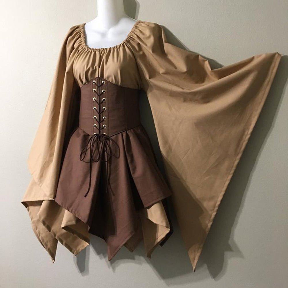 Long sleeve women's renaissance dress costume - T&D Design & Sundry