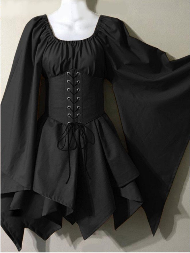 Long sleeve women's renaissance dress costume - T&D Design & Sundry