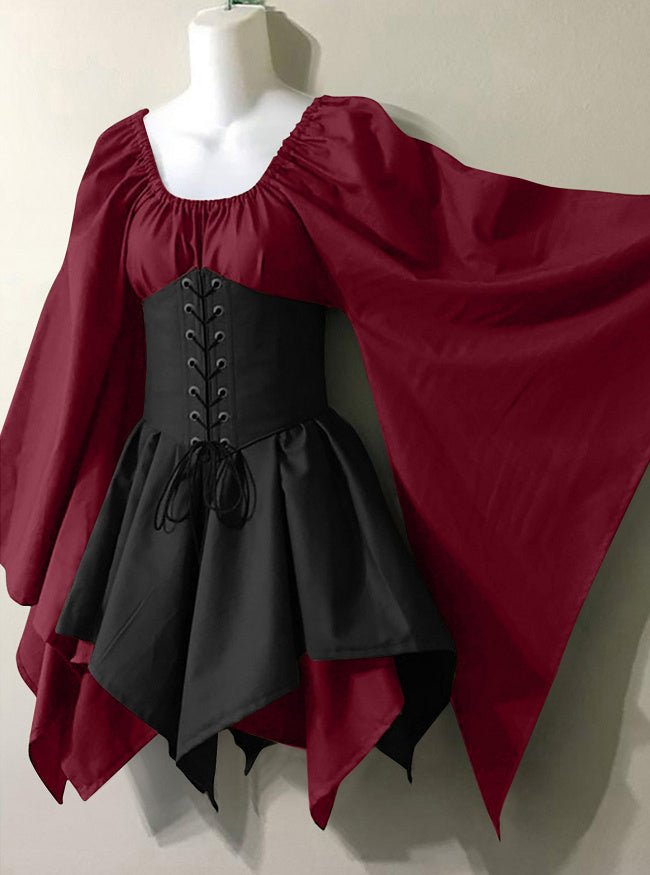 Long sleeve women's renaissance dress costume - T&D Design & Sundry