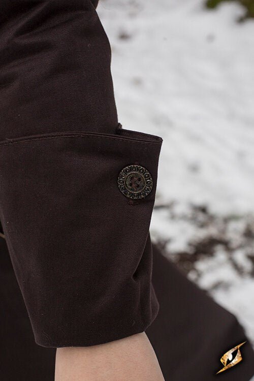 The Corsair Captain’s Ensemble – Brown Pirate Coat, Hat & Baldric Set - T&D Design & Sundry