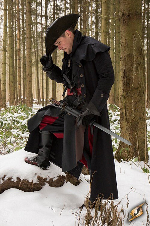 The Dread Captain’s Ensemble – Pirate Coat, Hat & Baldric Set - T&D Design & Sundry